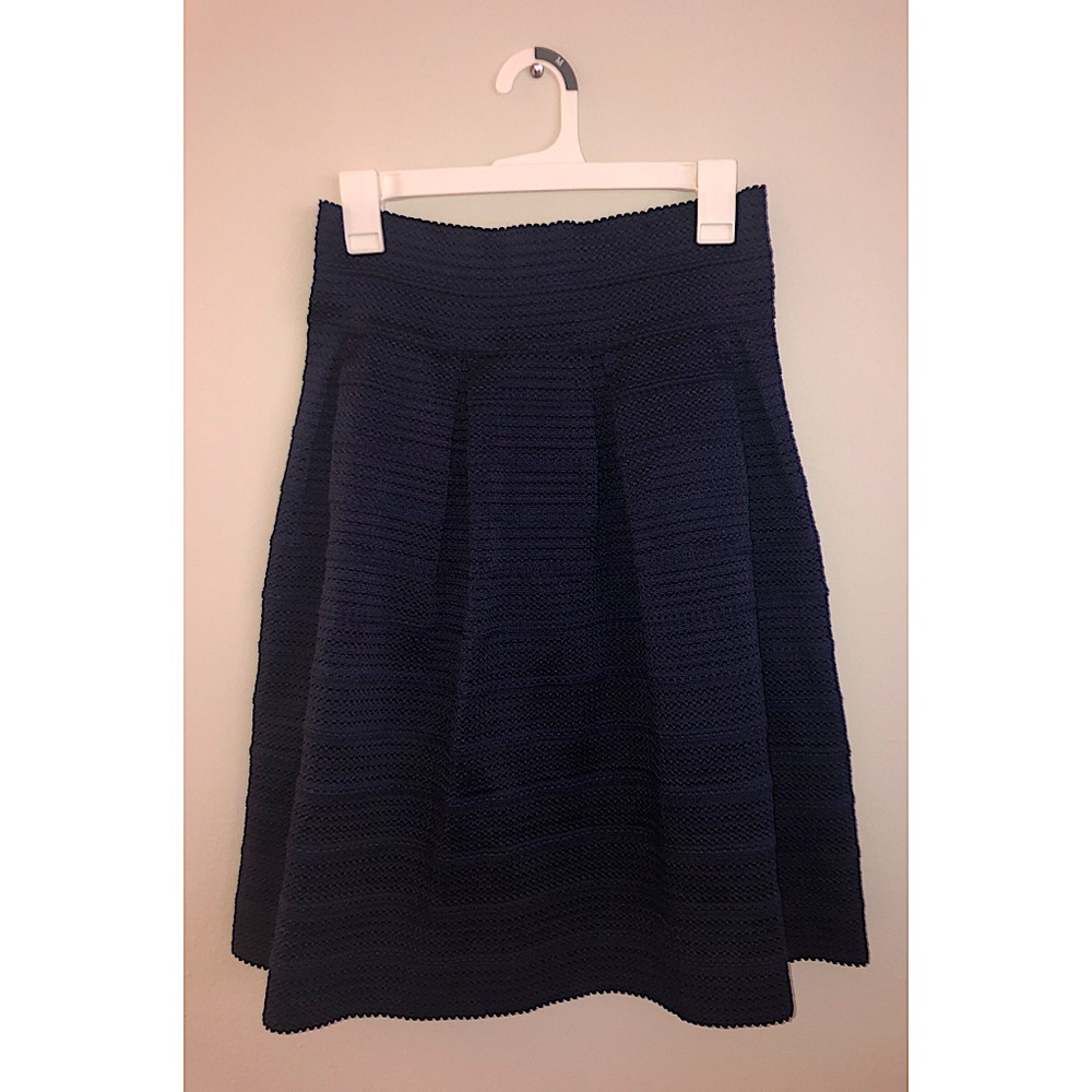 Loft Navy Lace Skirt Size 4P